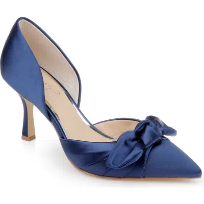 JEWEL BADGLEY MISCHKA JEWEL BADGLEY MISCHKA EMELIA D'ORSAY POINTED TOE PUMP