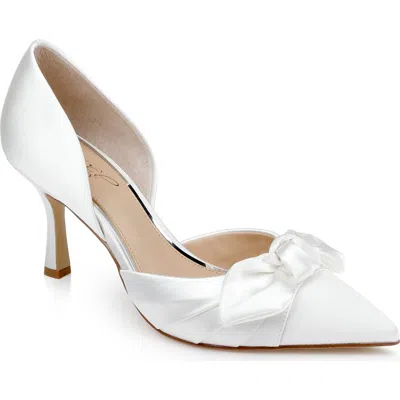 JEWEL BADGLEY MISCHKA JEWEL BADGLEY MISCHKA EMELIA D'ORSAY POINTED TOE PUMP
