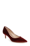 Jewel Badgley Mischka Enola Pointed Toe Kitten Heel Pump