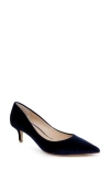 Jewel Badgley Mischka Enola Pointed Toe Kitten Heel Pump