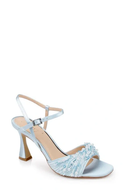 Jewel Badgley Mischka Fanny Ankle Strap Sandal In Blue