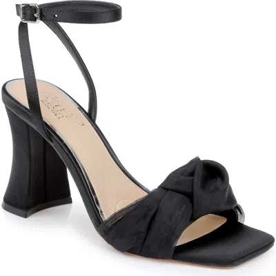 Jewel Badgley Mischka Fayola Ankle Strap Sandal In Black