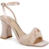 Jewel Badgley Mischka Fayola Ankle Strap Sandal In Brown