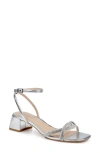 Jewel Badgley Mischka Fern Ankle Strap Sandal In Gray