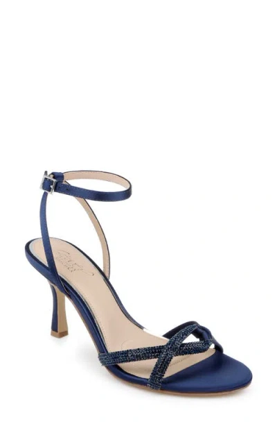 Jewel Badgley Mischka Fiji Ankle Strap Sandal In Multi