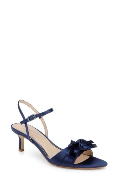 Jewel Badgley Mischka Floribeth Ankle Strap Sandal In Blue