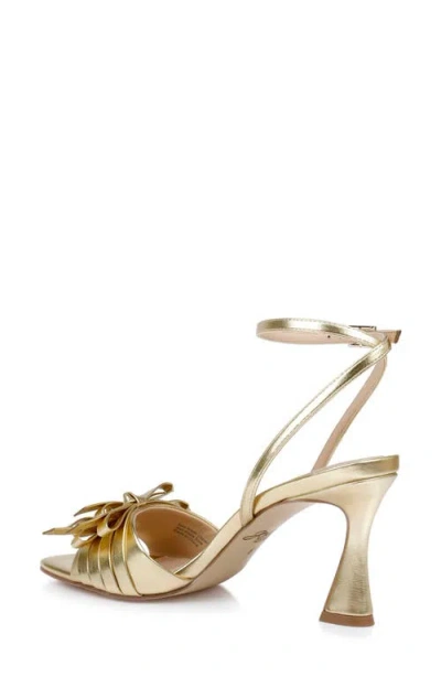 Jewel Badgley Mischka Flory Ankle Strap Sandal In Gray