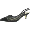 Jewel Badgley Mischka Frederica Ii Womens Evening Slingback Kitten Heels In Multi