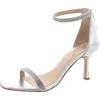Jewel Badgley Mischka Genny Womens Open Toe Stilletto Ankle Strap In Multi