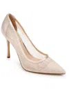 Jewel Badgley Mischka Gia Womens Laceless Lace Pumps In Multi