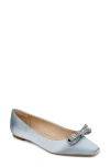 Jewel Badgley Mischka Hesther Flat In Powder Blue