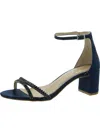Jewel Badgley Mischka Joanne Embellished Block Heel Sandal In Blue