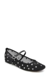 Jewel Badgley Mischka Kaya Mary Jane Flat