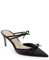 Jewel Badgley Mischka Klarise Pointed Toe Pump In Black Satin