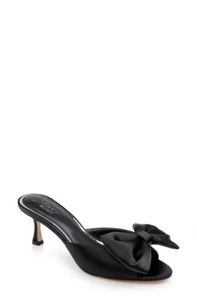 Jewel Badgley Mischka Kora Slide Sandal In Black