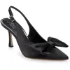 Jewel Badgley Mischka Kourtnay Slingback Pointed Toe Pump In Black