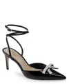 Jewel Badgley Mischka Kynlee Evening Pump In Black Patent Pu