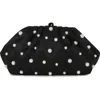 Jewel Badgley Mischka Margot Beaded Pouch Clutch In Black