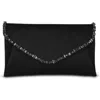 Jewel Badgley Mischka Mika Mix Crystal Neckline Envelope In Black