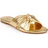 Jewel Badgley Mischka Nicolet Sandal In Gold