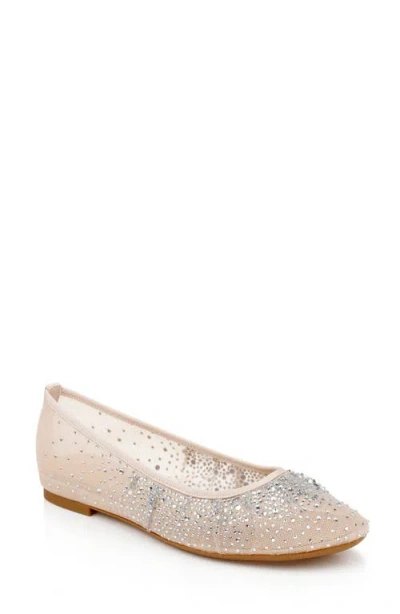 Jewel Badgley Mischka Nuala Embellished Flat