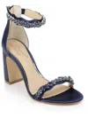 Jewel Badgley Mischka Women's Mayra Block-heel Evening Sandals Women's Shoes In Multi