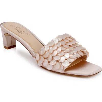 Jewel Badgley Mischka Pacific Block Heel Sandal In Multi