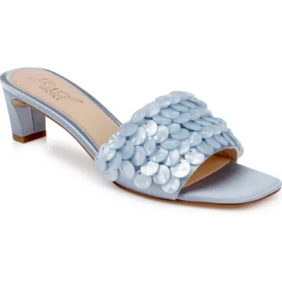 Jewel Badgley Mischka Pacific Block Heel Sandal In Multi
