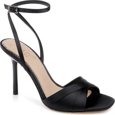 Jewel Badgley Mischka Parisa Ankle Strap Sandal In Black