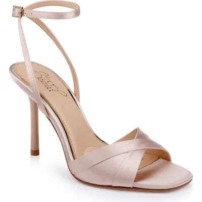 Jewel Badgley Mischka Parisa Ankle Strap Sandal In Pink