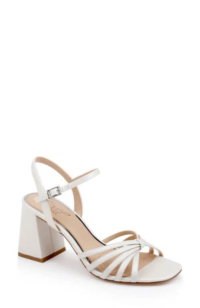 Jewel Badgley Mischka Patience Ankle Strap Sandal In Pattern