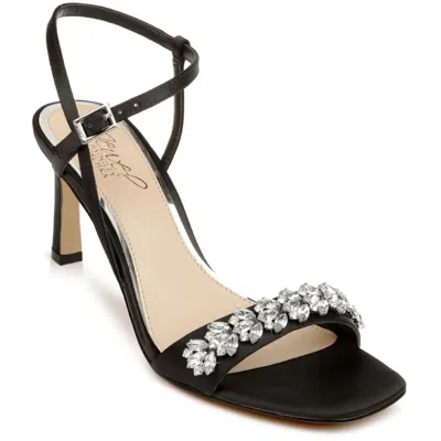 Jewel Badgley Mischka Patsy Womens Dressy Square Toe Pumps In Black