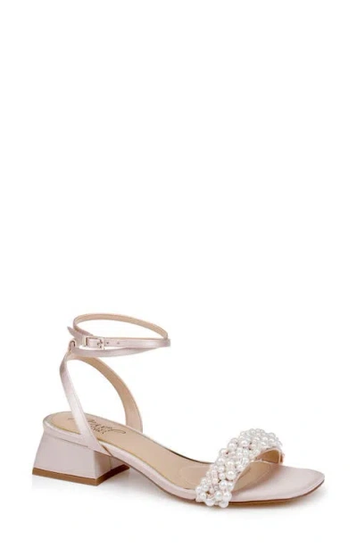 Jewel Badgley Mischka Payton Ankle Strap Sandal In Multi
