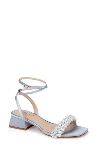 Jewel Badgley Mischka Payton Ankle Strap Sandal In Multi