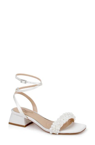 Jewel Badgley Mischka Payton Ankle Strap Sandal In Multi