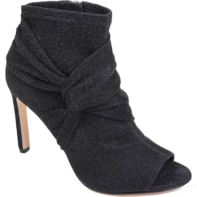 Jewel Badgley Mischka Rockford Womens Stiletto Open Toe Ankle Boots In Multi