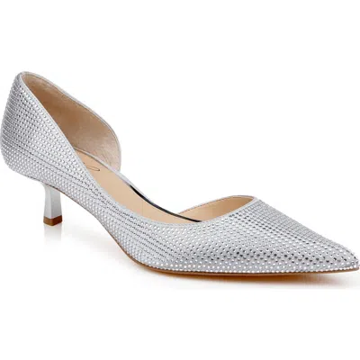 Jewel Badgley Mischka Women's Teegan Pointed Toe Pumps In Silver