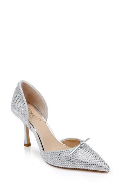 JEWEL BADGLEY MISCHKA JEWEL BADGLEY MISCHKA TERRESA D'ORSAY POINTED TOE PUMP