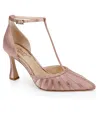 Jewel Badgley Mischka Women's Faithlyn Evening T-strap Pumps