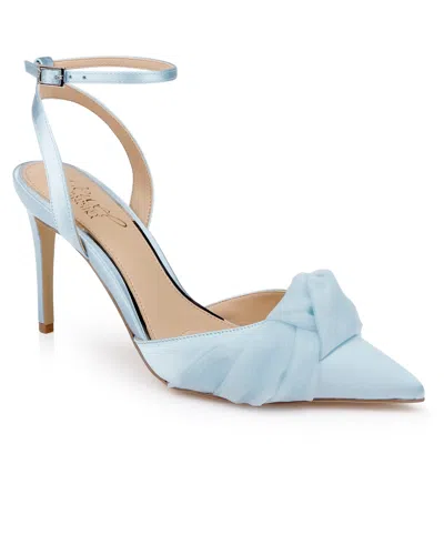 Jewel Badgley Mischka Women's Federica Evening Knot Pumps In Blue