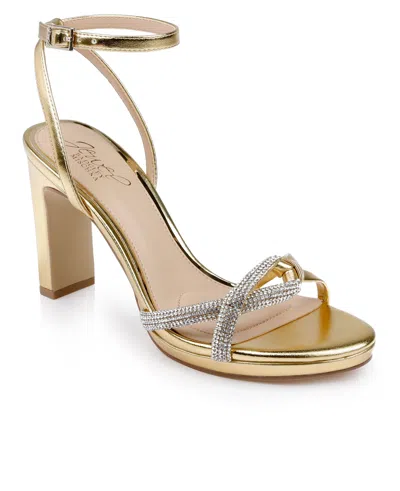 JEWEL BADGLEY MISCHKA WOMEN'S FILA DRESS PLATFORM SANDALS