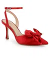 Jewel Badgley Mischka Francine Ankle Strap Pointed Toe Sandal