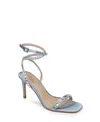 Jewel Badgley Mischka Women's Hosana Evening Sandals In Powder Blue Satin