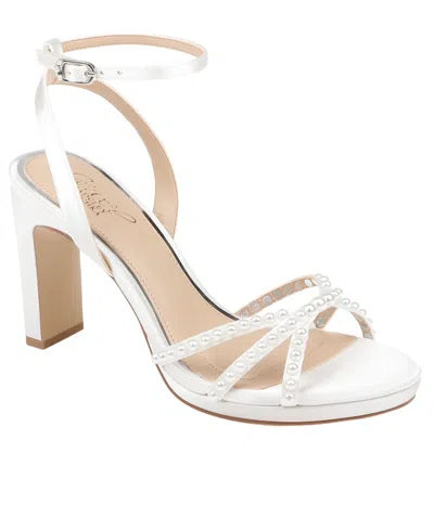 Jewel Badgley Mischka Women's Iona Sandals In White