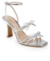 Jewel Badgley Mischka Women's Kiyomi Ii Stiletto Dress Sandals In Silver Metallic