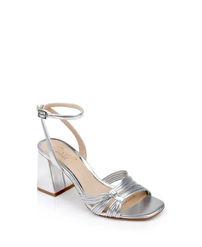 JEWEL BADGLEY MISCHKA WOMEN'S MICHELLE EVENING BLOCK HEEL SANDALS