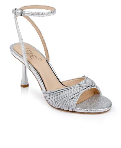 Jewel Badgley Mischka Women's Nanette Stiletto Dress Sandals In Silver
