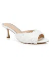 Jewel Badgley Mischka Women's Scarlet Dress Slides Sandals In White