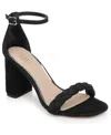 Jewel Badgley Mischka Women's Shea Round Toe Dress Sandals In Black