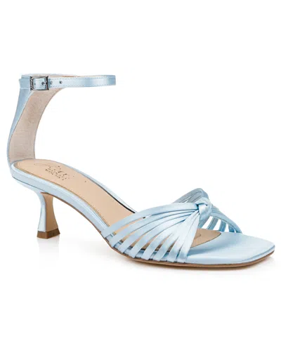 JEWEL BADGLEY MISCHKA WOMEN'S SILVIA SQUARE TOE DRESS SANDALS